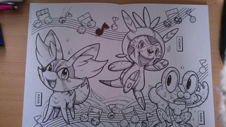 Illustration for article titled Pokémon Coloring Books Make for Terrifying Doodles